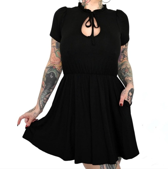 Foxblood Tea Time dress🖤 - Picture 2 of 3